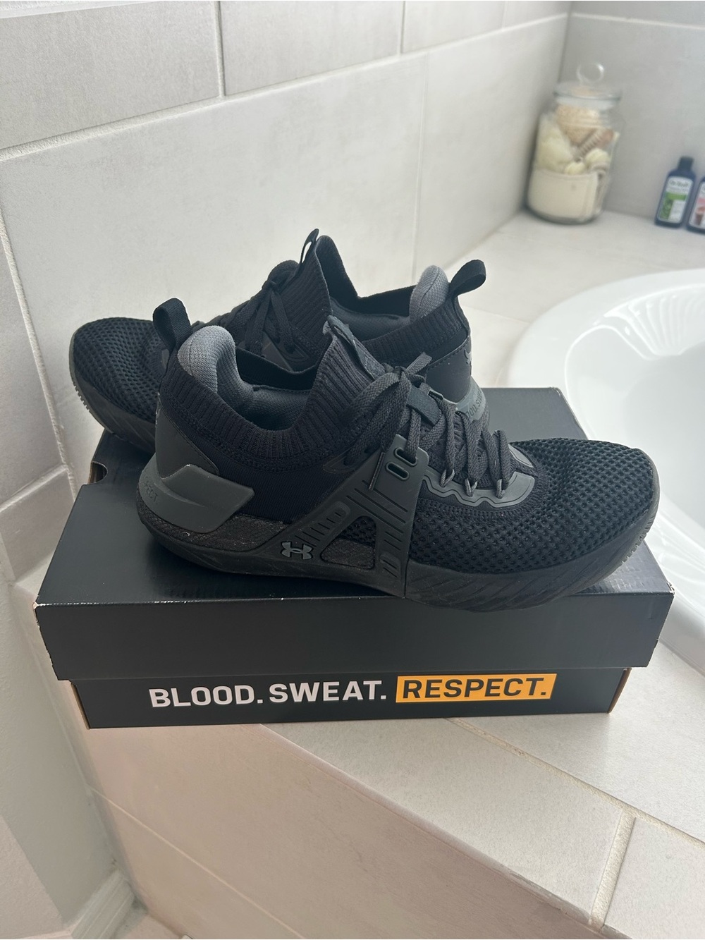 Under Armour Women’s Black Athletic Project Rock Sneakers